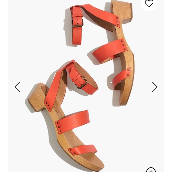 Madewell Coral Color The Jodi Clog - Picture 14 of 16